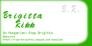 brigitta ripp business card